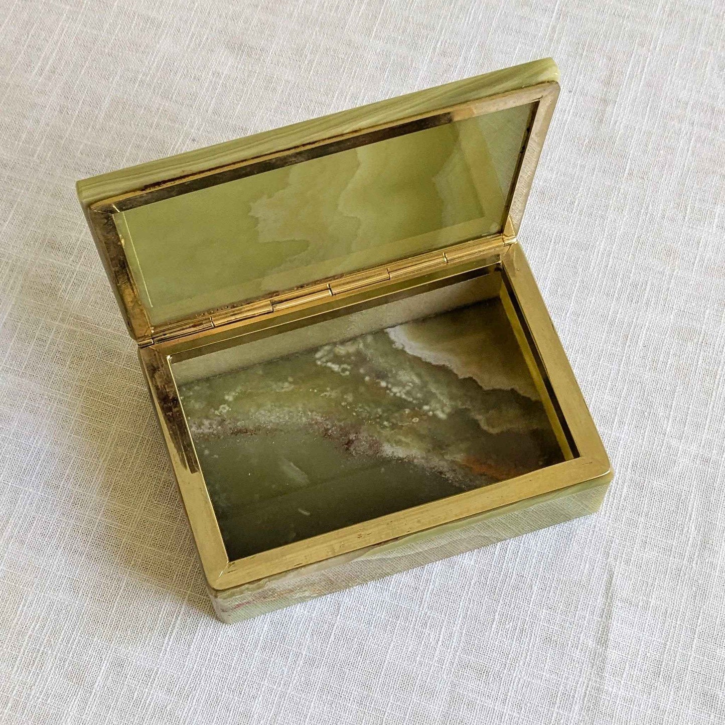 Mid Century Onyx Box