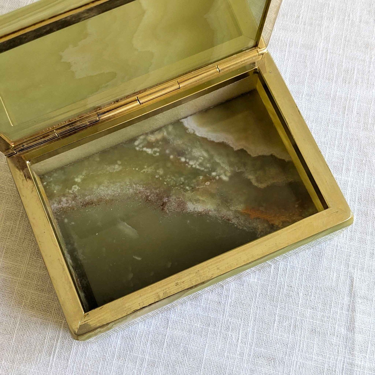 Mid Century Onyx Box