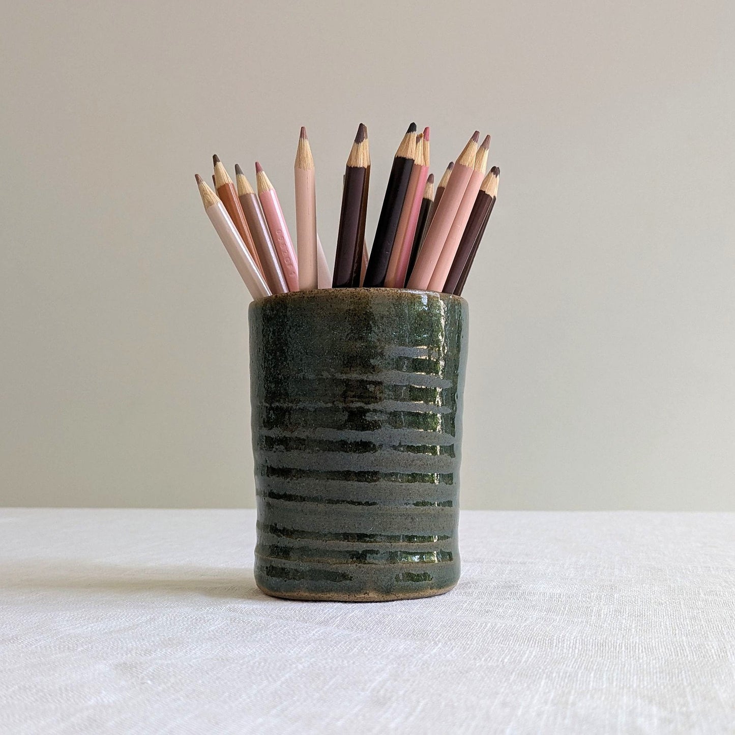 Green Studio Storage Pot