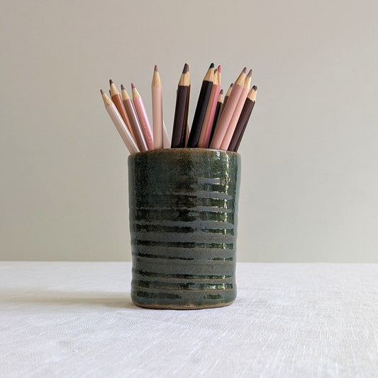 Green Studio Storage Pot