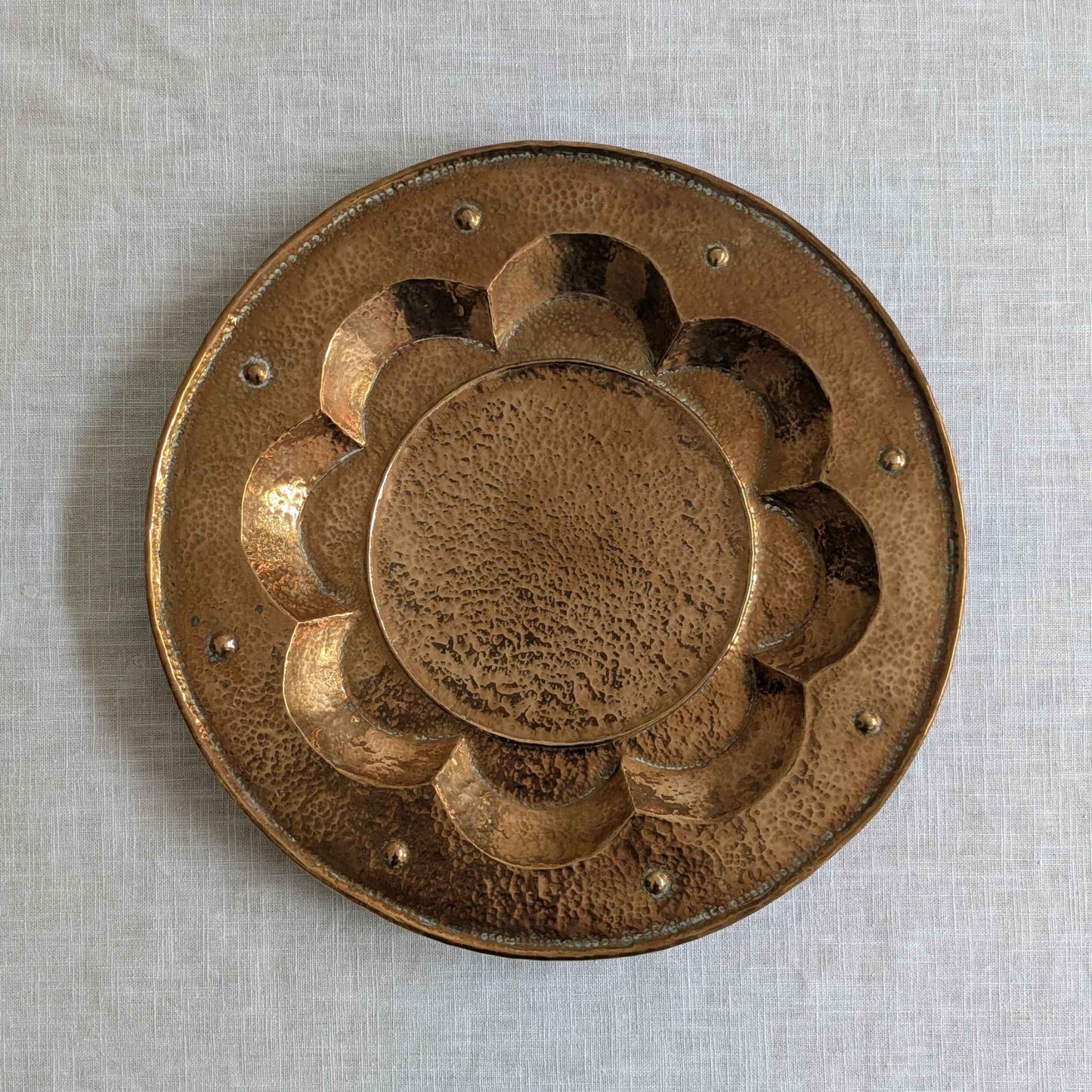 Arts & Crafts Copper Tray
