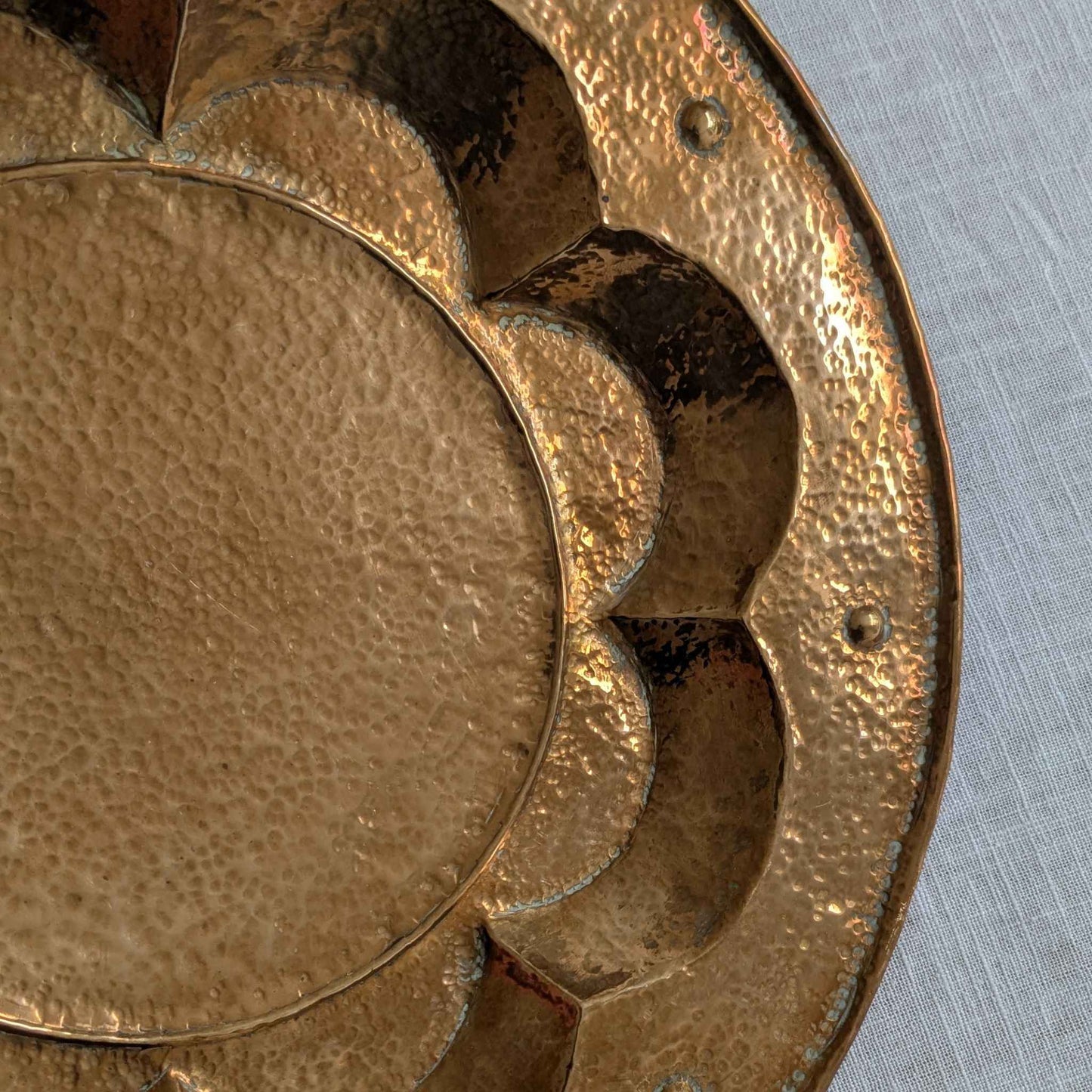 Arts & Crafts Copper Tray