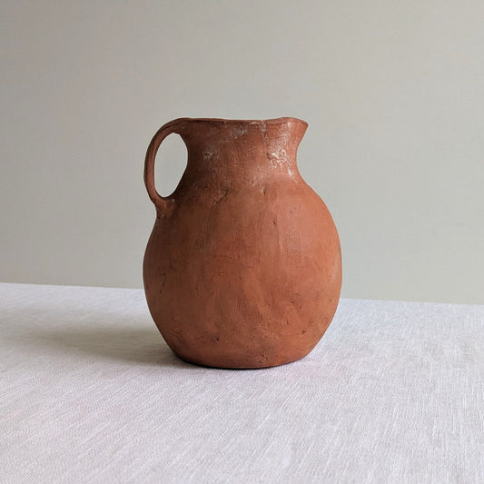 Hand Formed Clay Jug