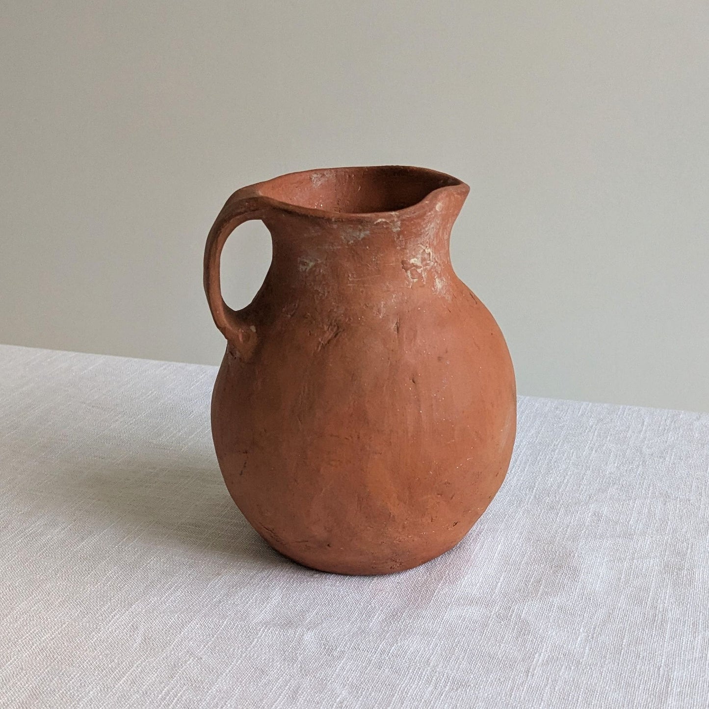 Hand Formed Clay Jug