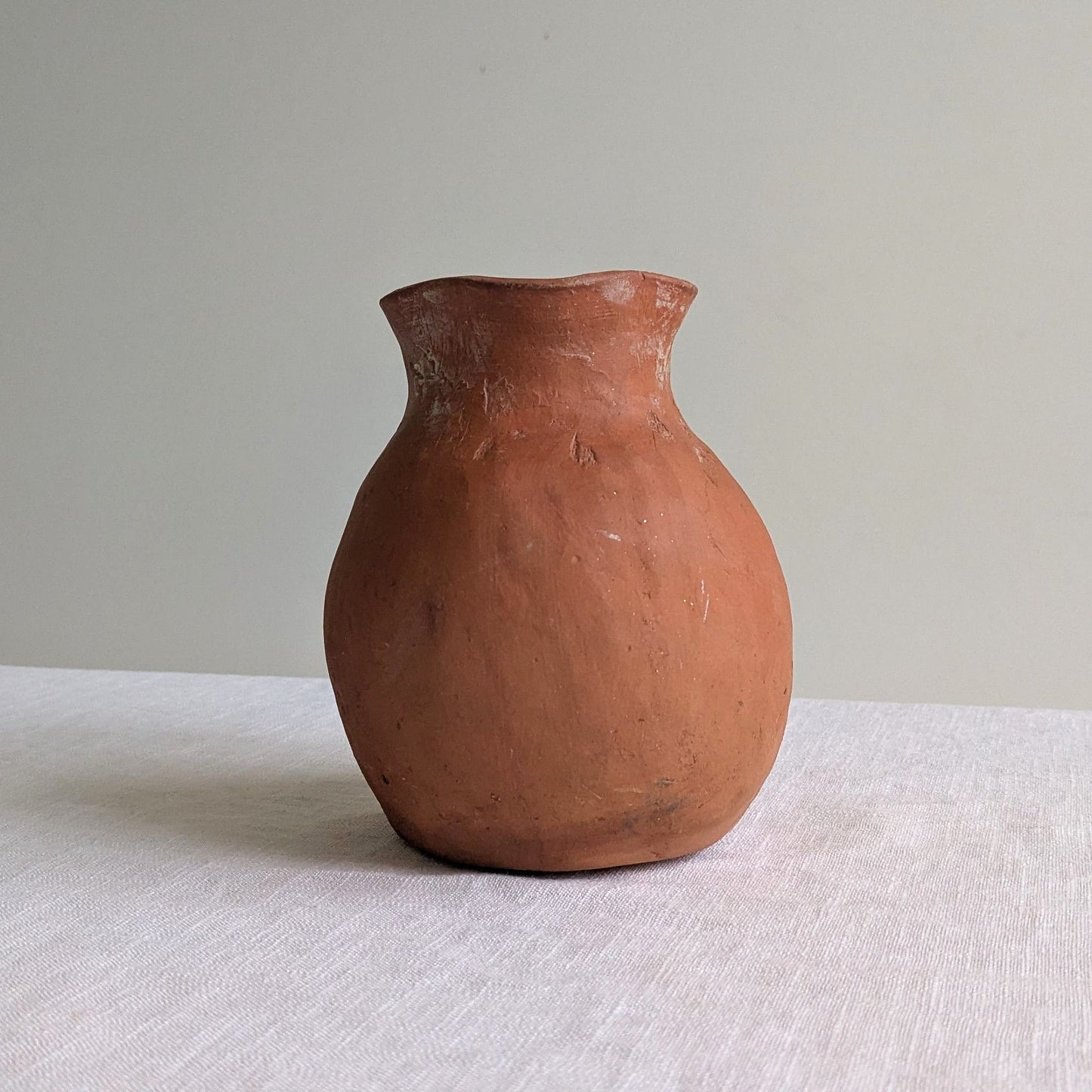Hand Formed Clay Jug