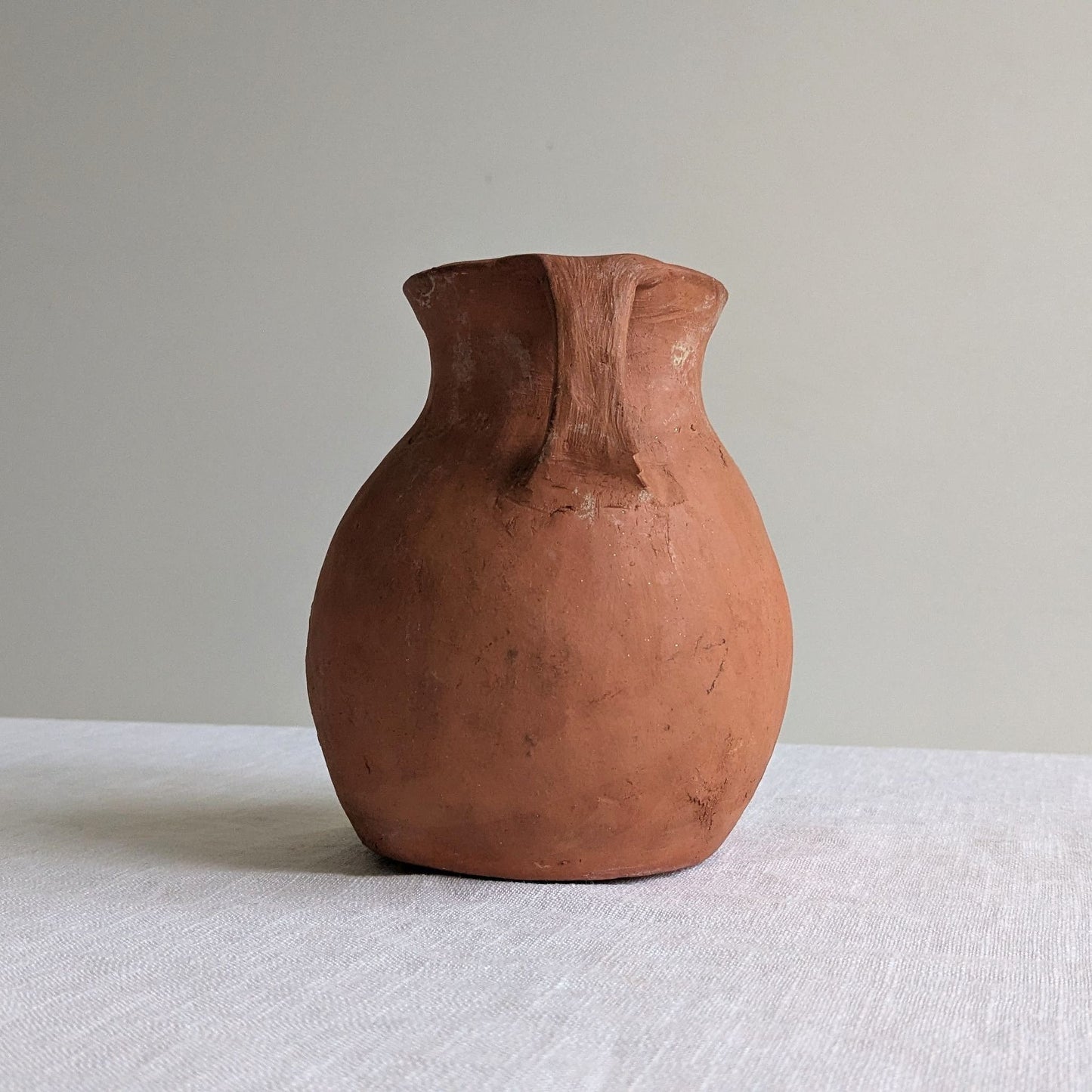 Hand Formed Clay Jug