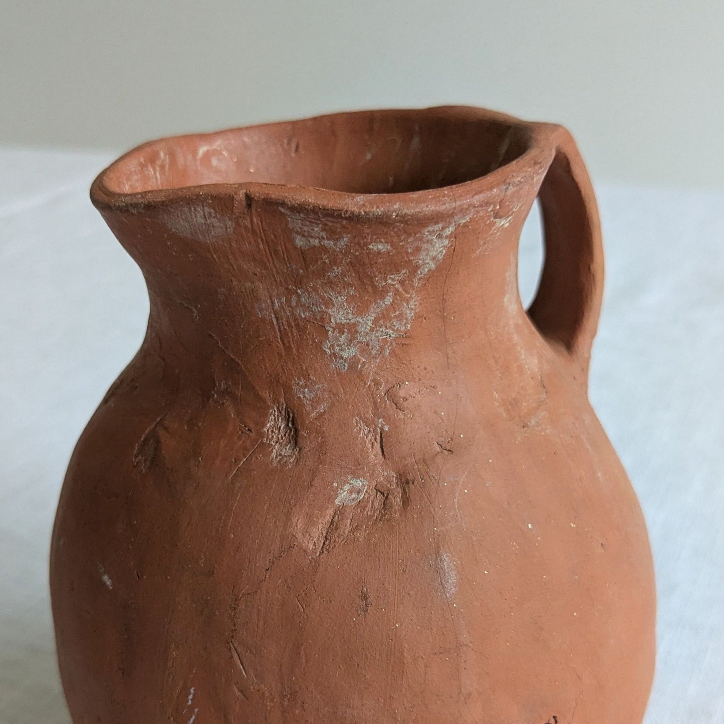 Hand Formed Clay Jug