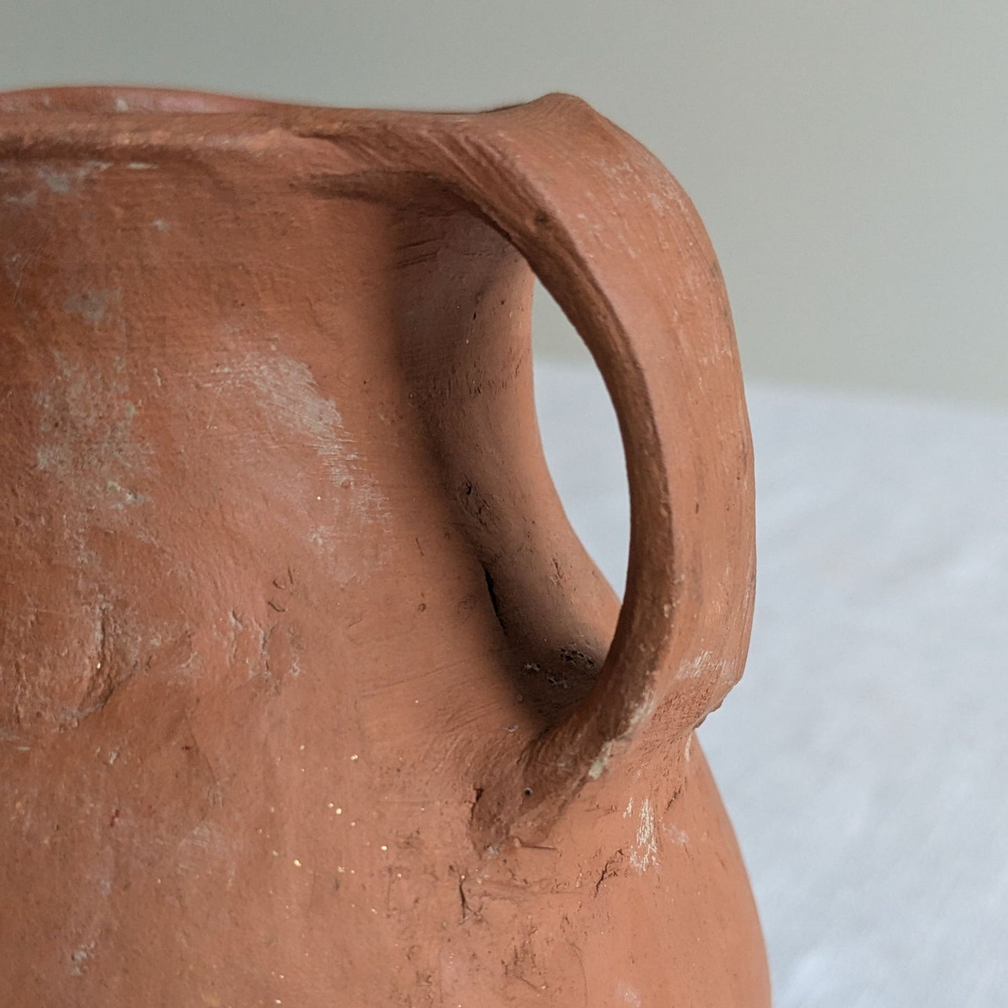 Hand Formed Clay Jug