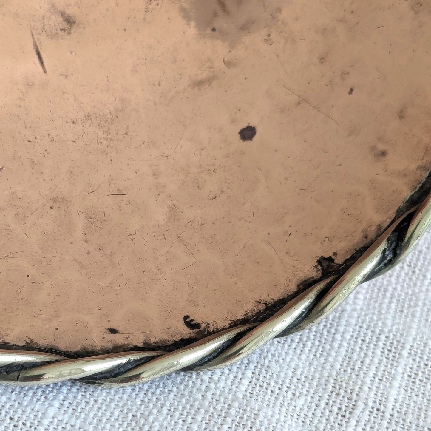 Twist Edge Copper Dish