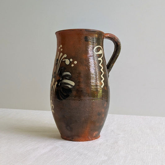 Hungarian Folk Art Pitcher