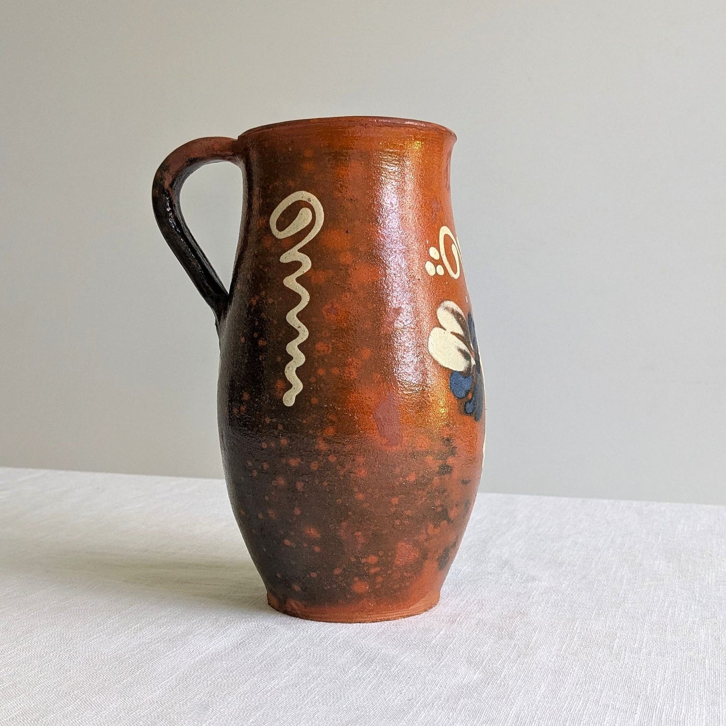 Hungarian Folk Art Pitcher