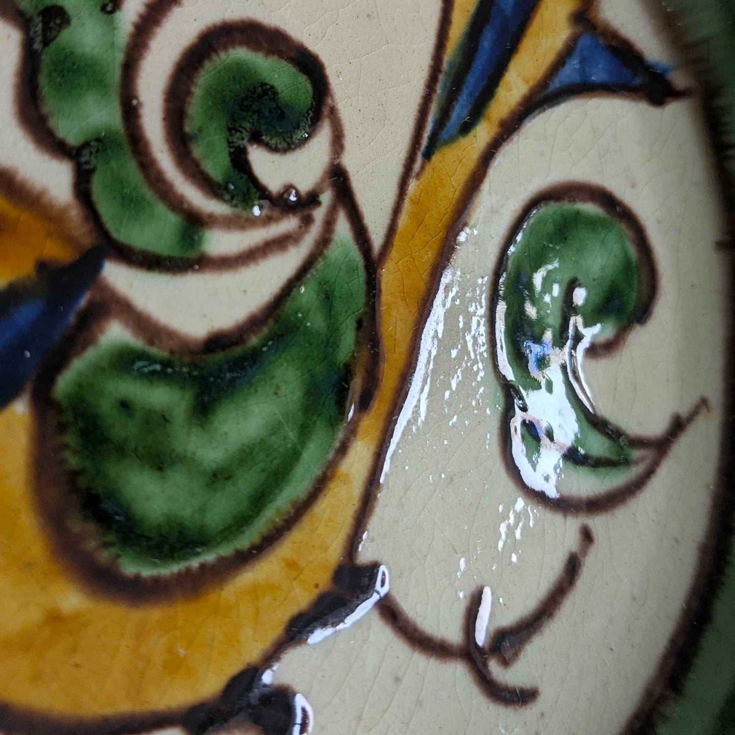 Korond Pottery Bird Plate