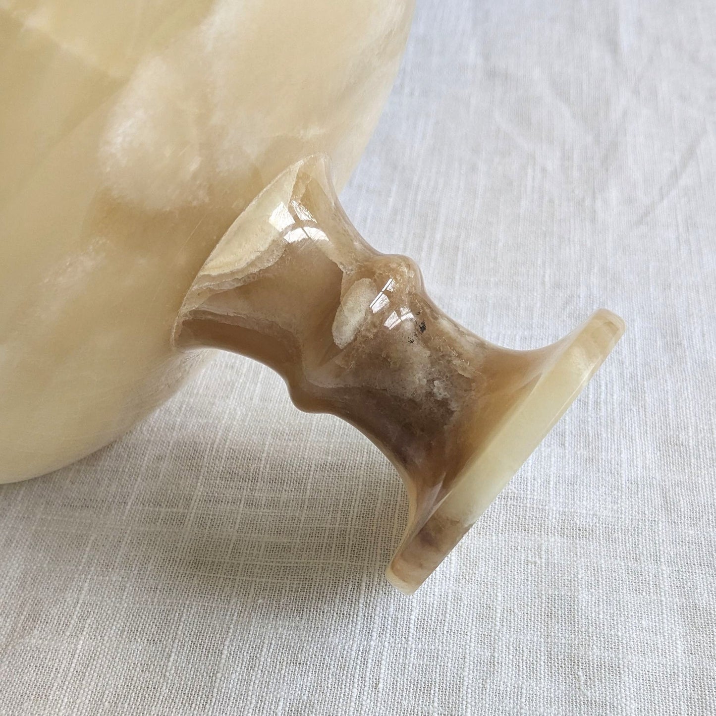 Large Onyx Pedestal Dish