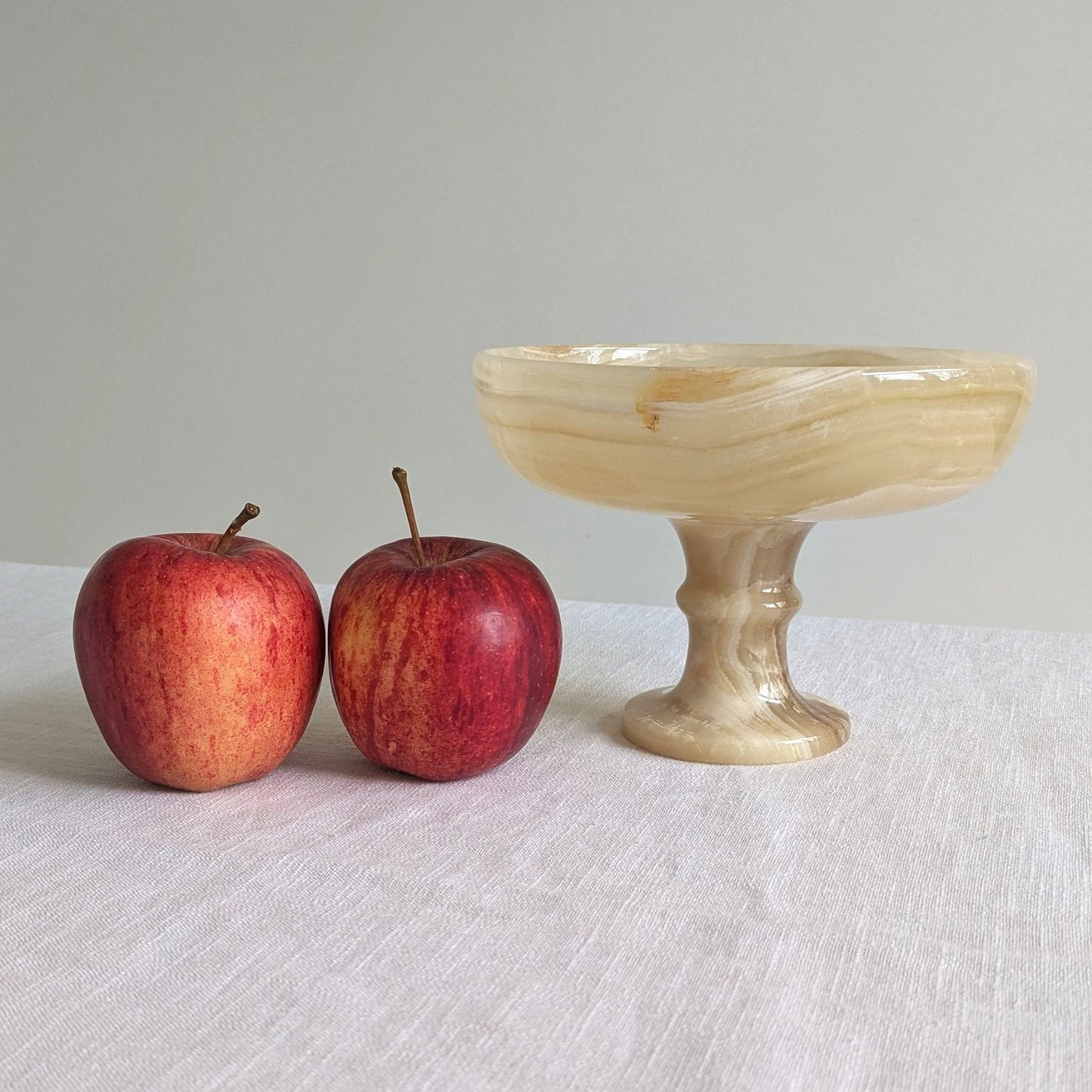 Large Onyx Pedestal Dish