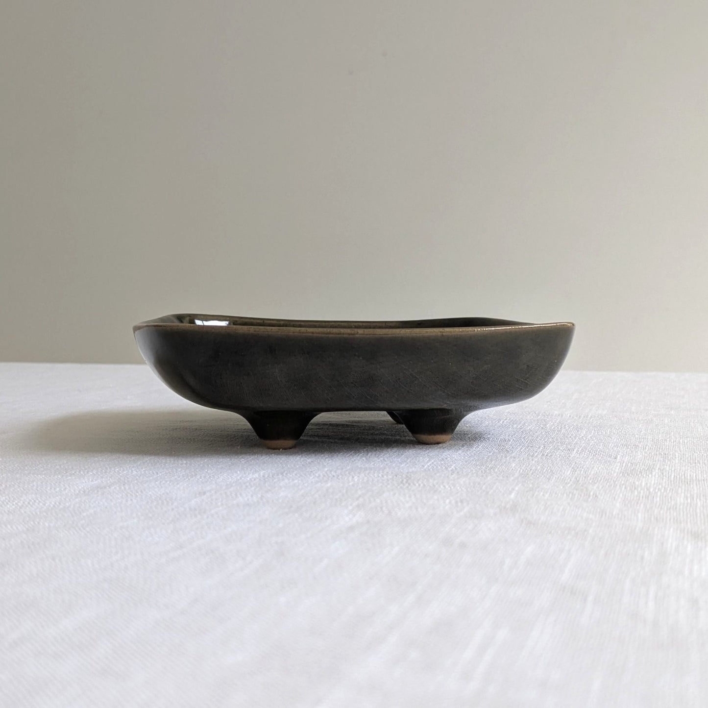 1970s Lotus Pottery Dish