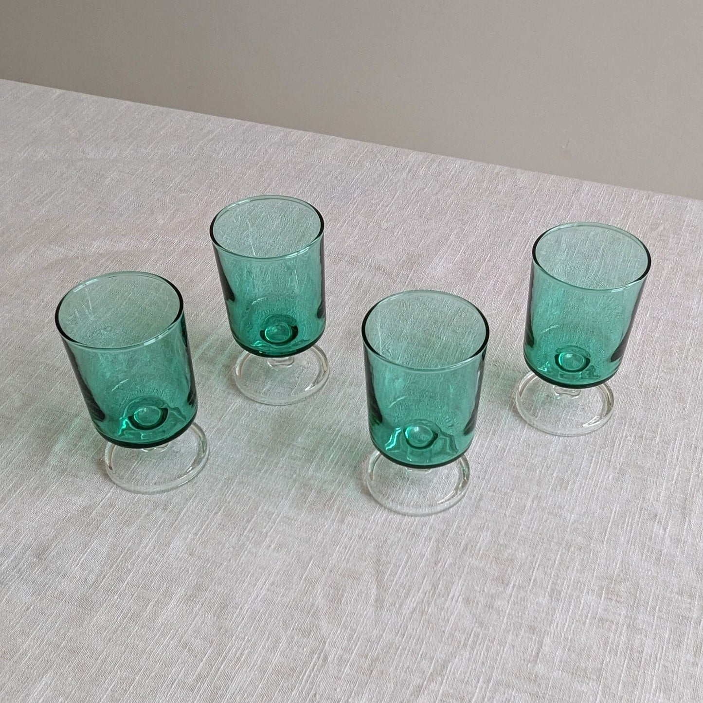 Green French Glasses