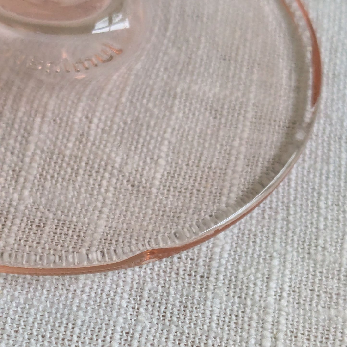 French Pink Stem Flutes