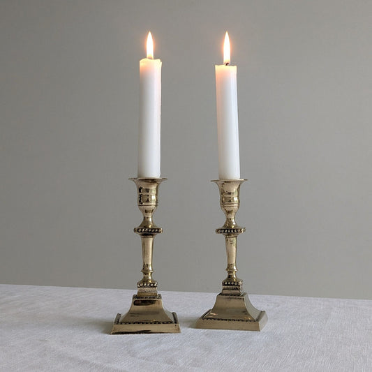 Swedish Brass Candlesticks