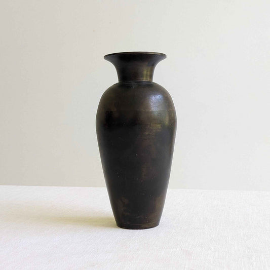 Aged Metal Vase