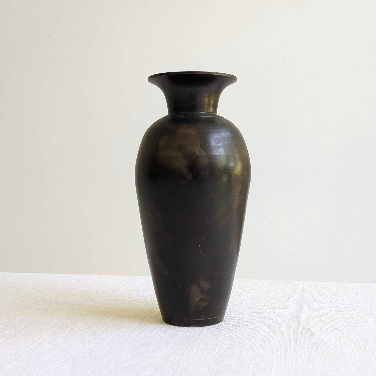 Aged Metal Vase