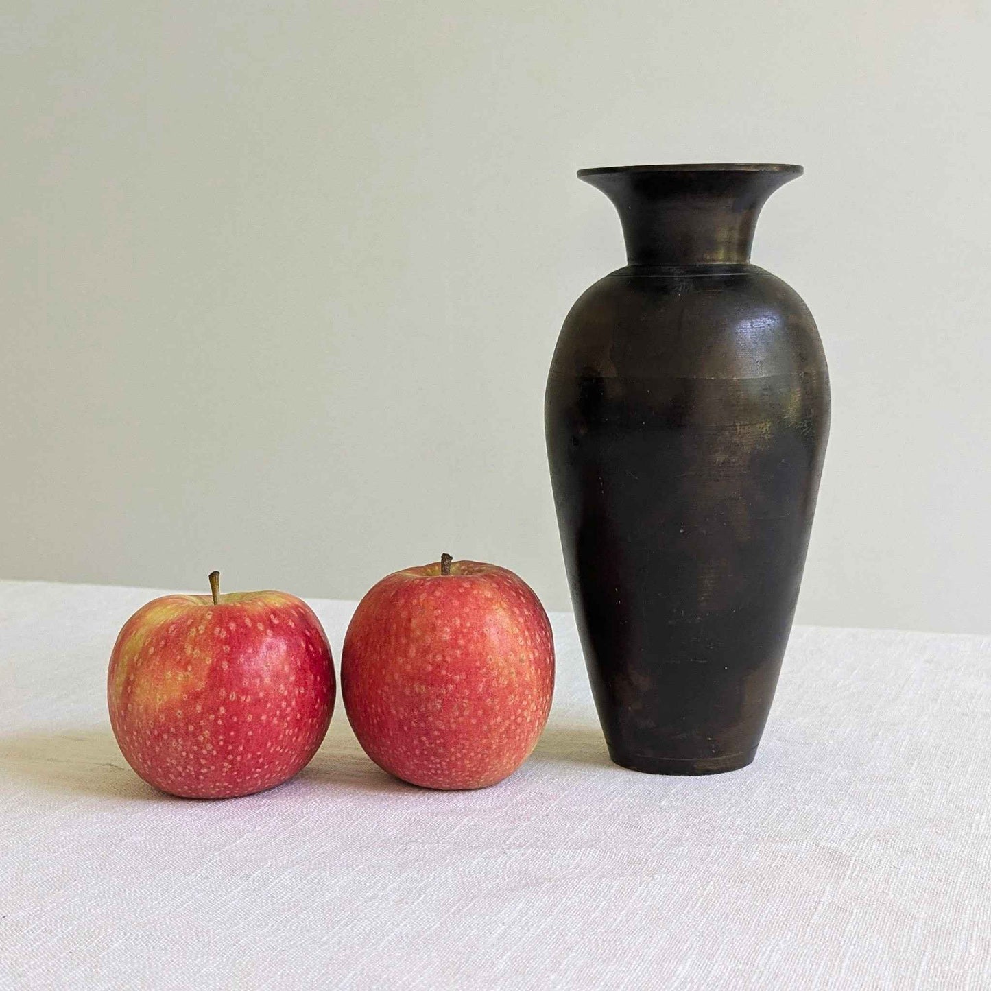 Aged Metal Vase