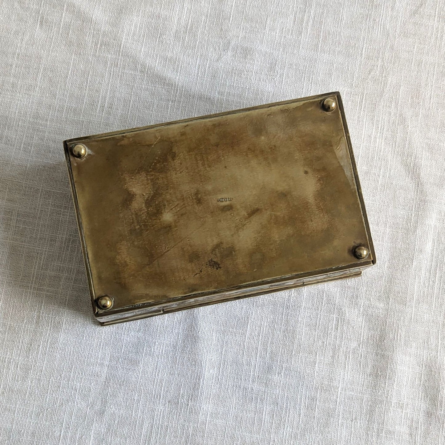 Mexican Abalone & Brass Box