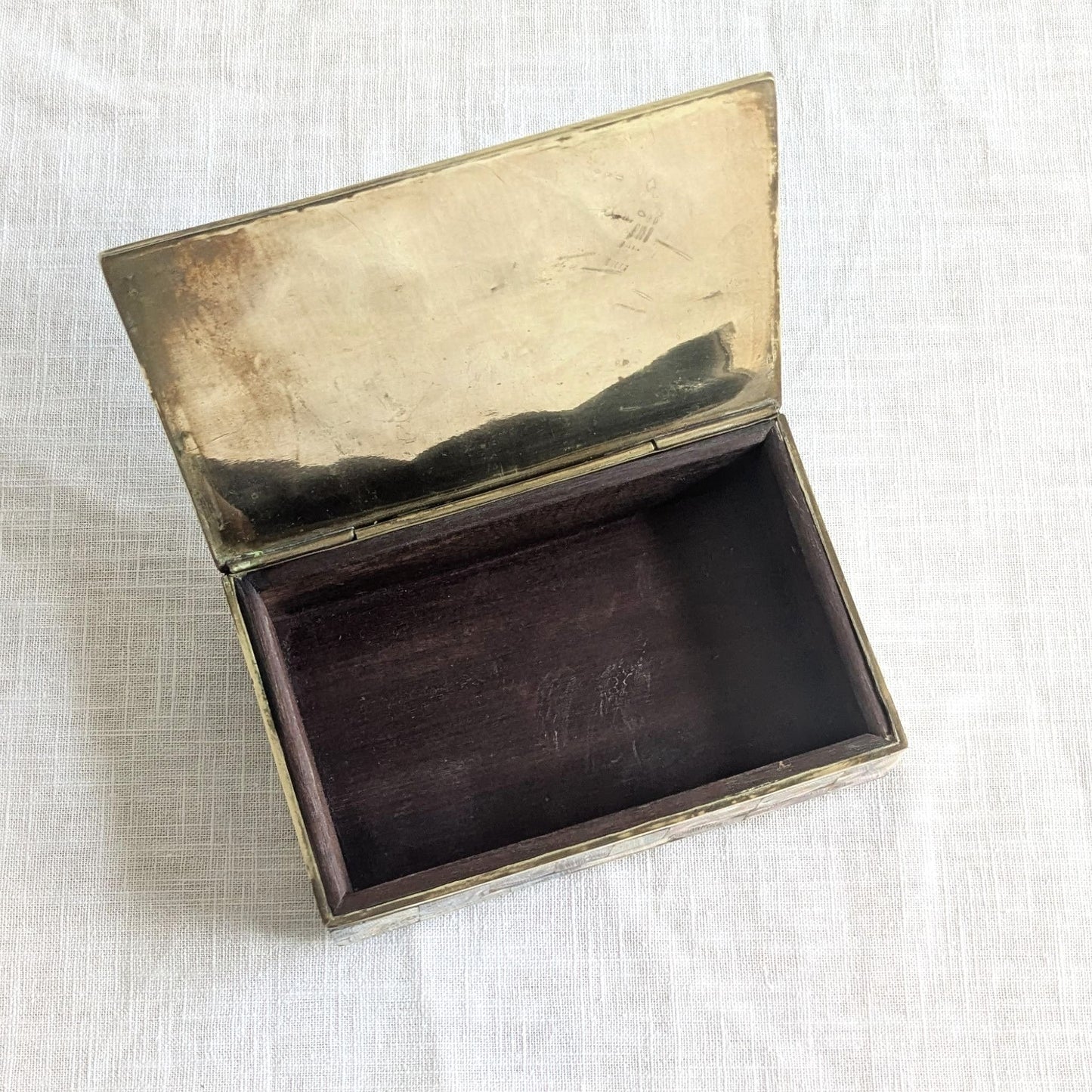 Mexican Abalone & Brass Box