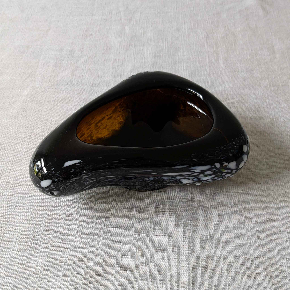 MCM Speckled Glass Dish