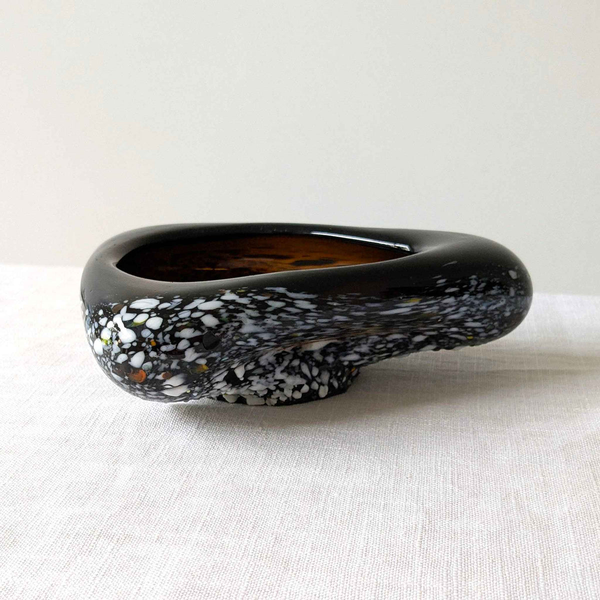 MCM Speckled Glass Dish