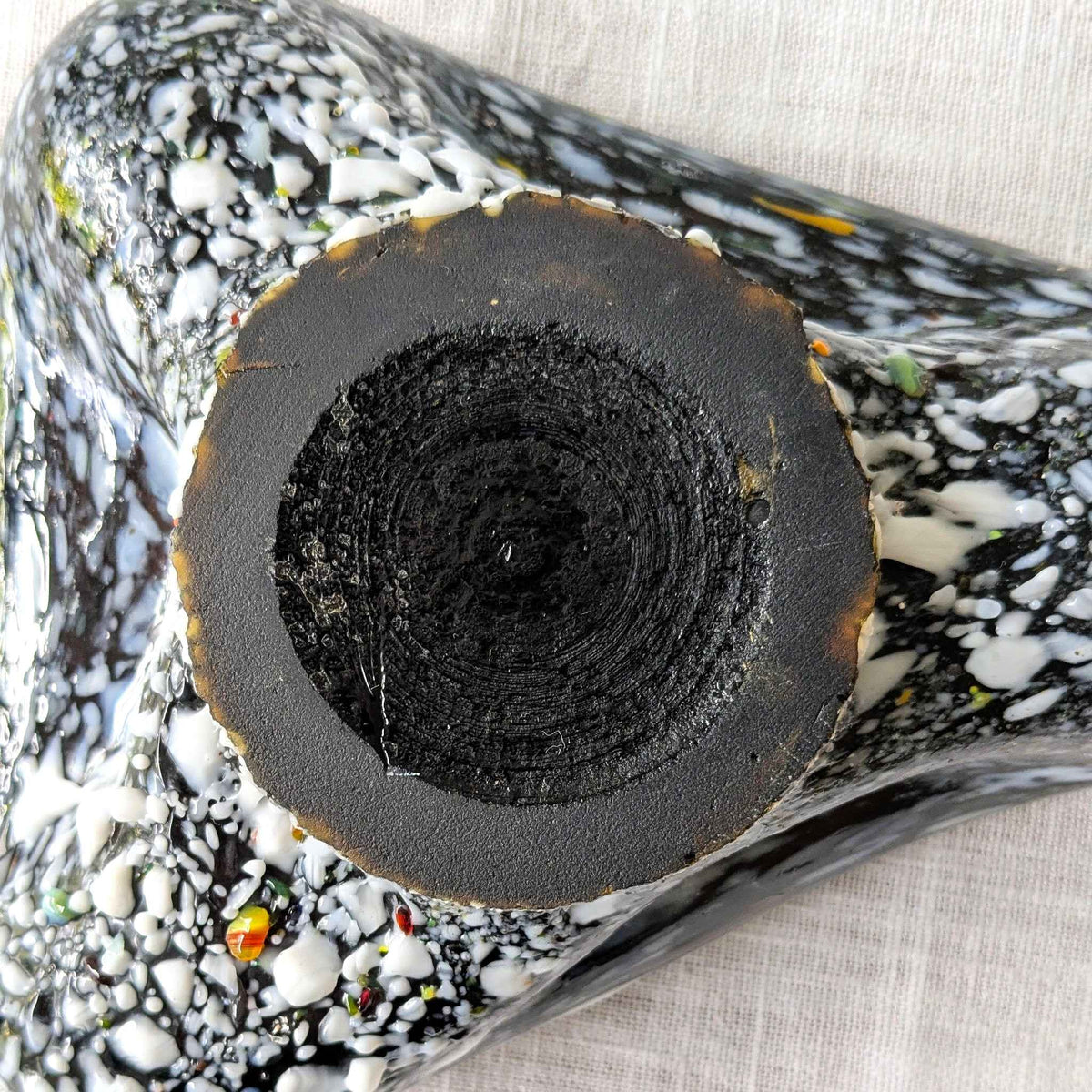 MCM Speckled Glass Dish