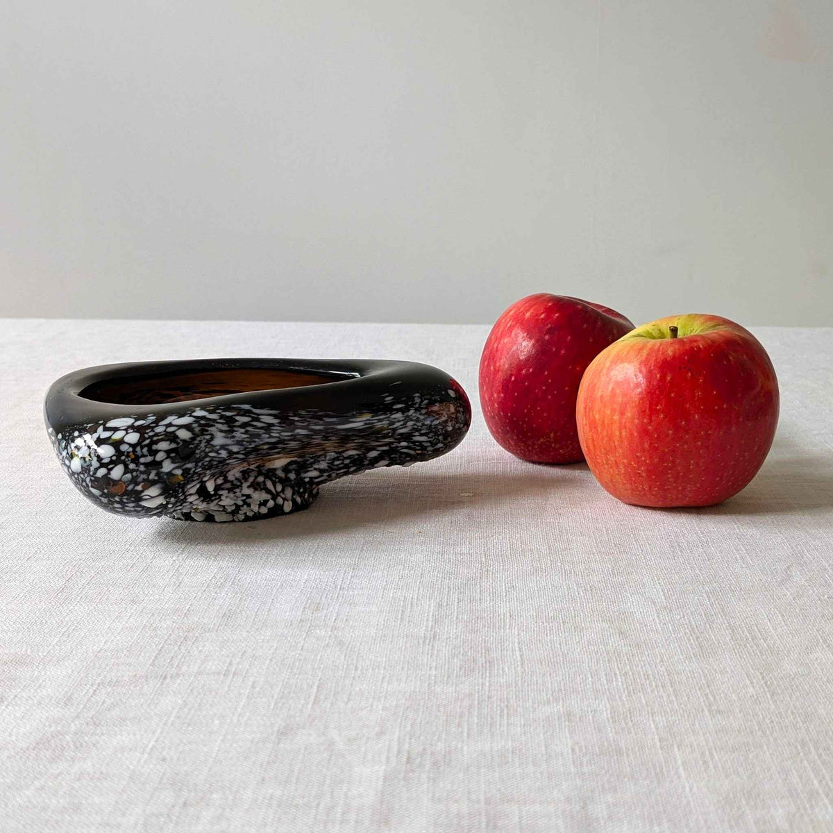 MCM Speckled Glass Dish