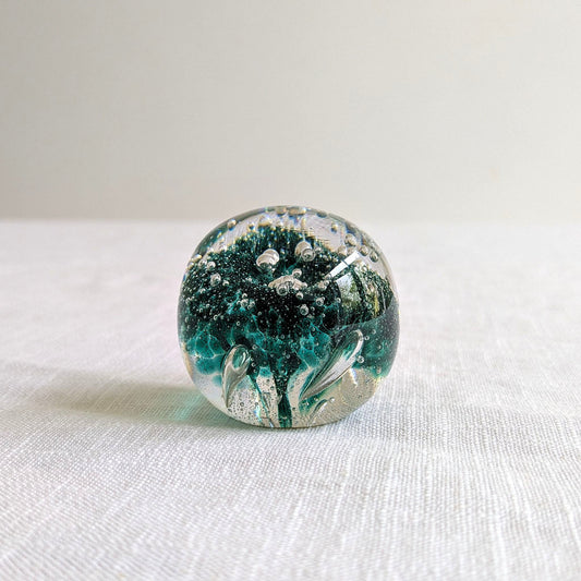 Crystal Glass Bubble Paperweight