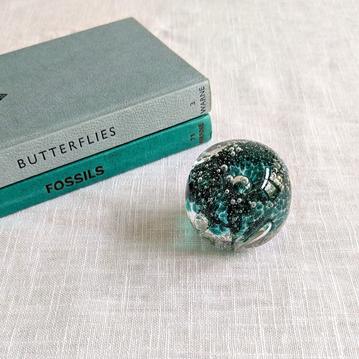 Crystal Glass Bubble Paperweight