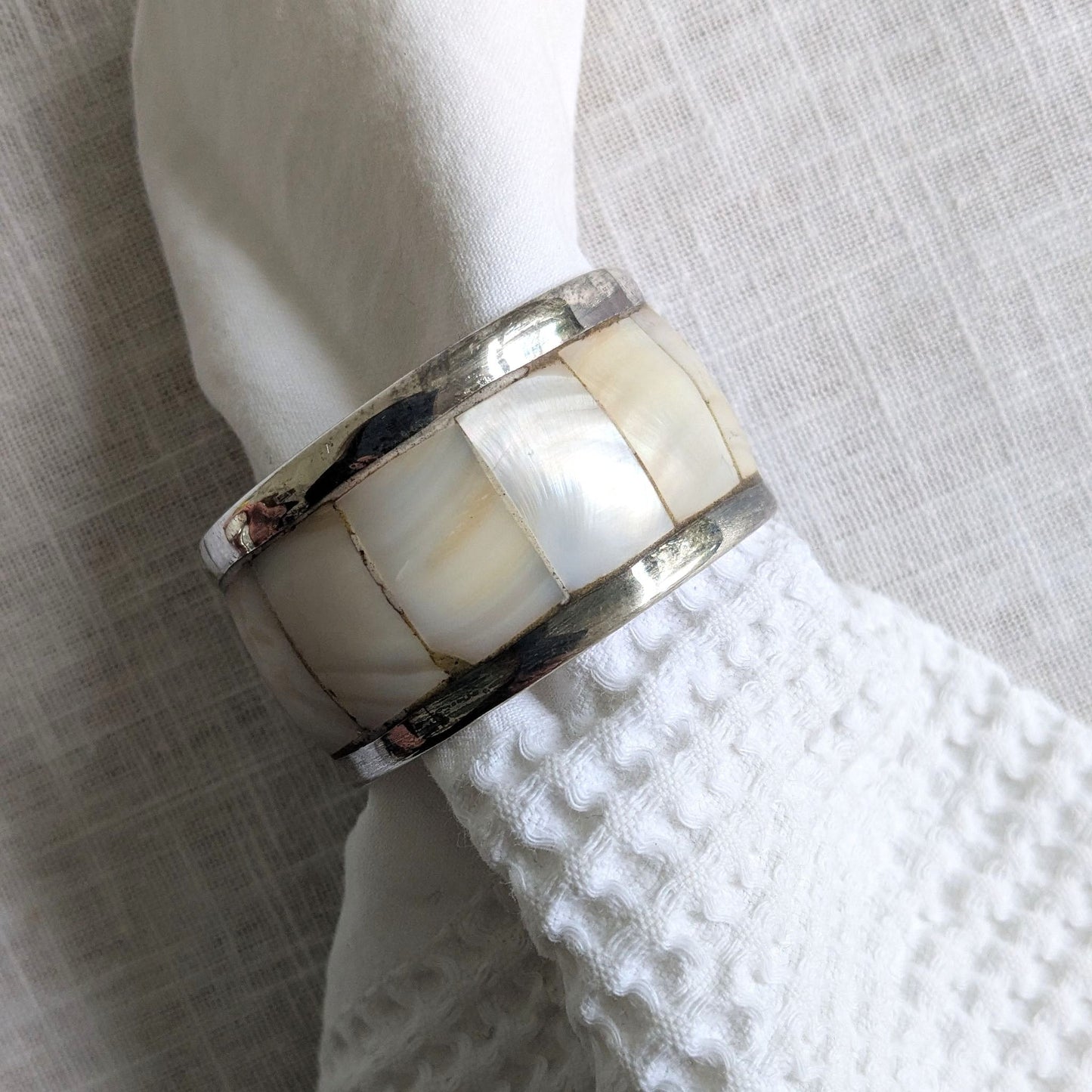 Mother of Pearl Napkin Rings