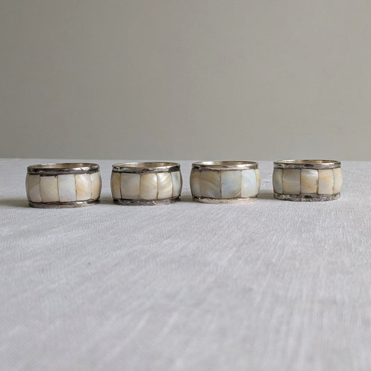 Mother of Pearl Napkin Rings
