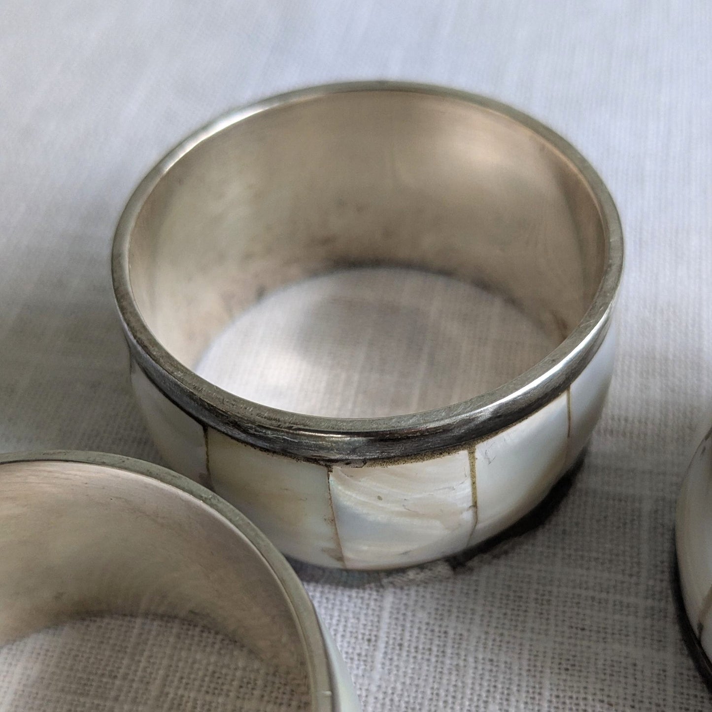 Mother of Pearl Napkin Rings