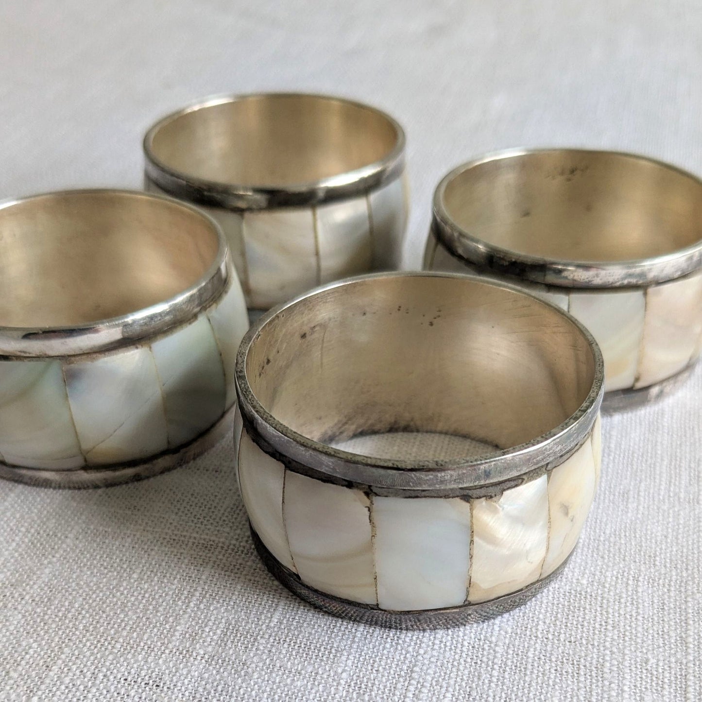 Mother of Pearl Napkin Rings