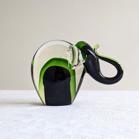 Murano Sommerso Glass Elephant