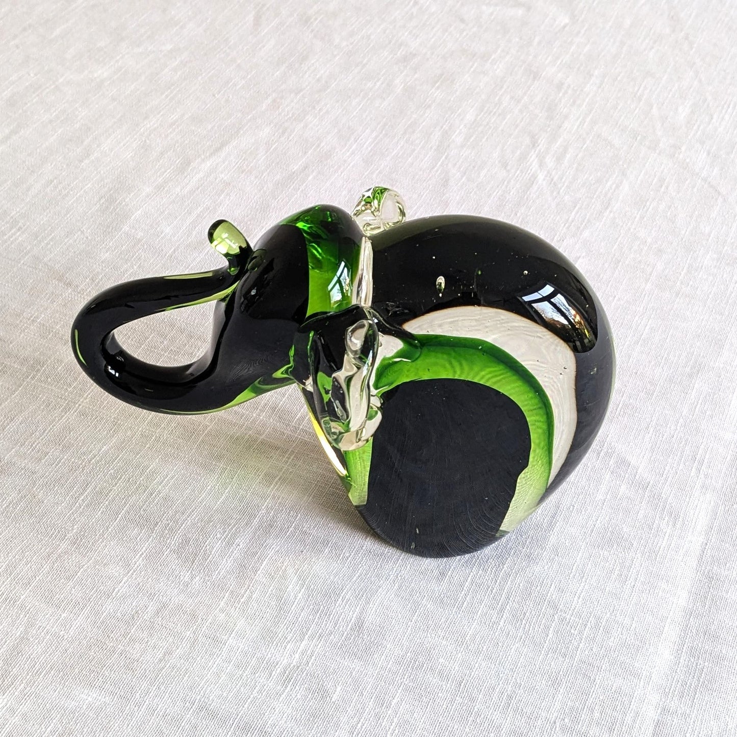 Murano Sommerso Glass Elephant