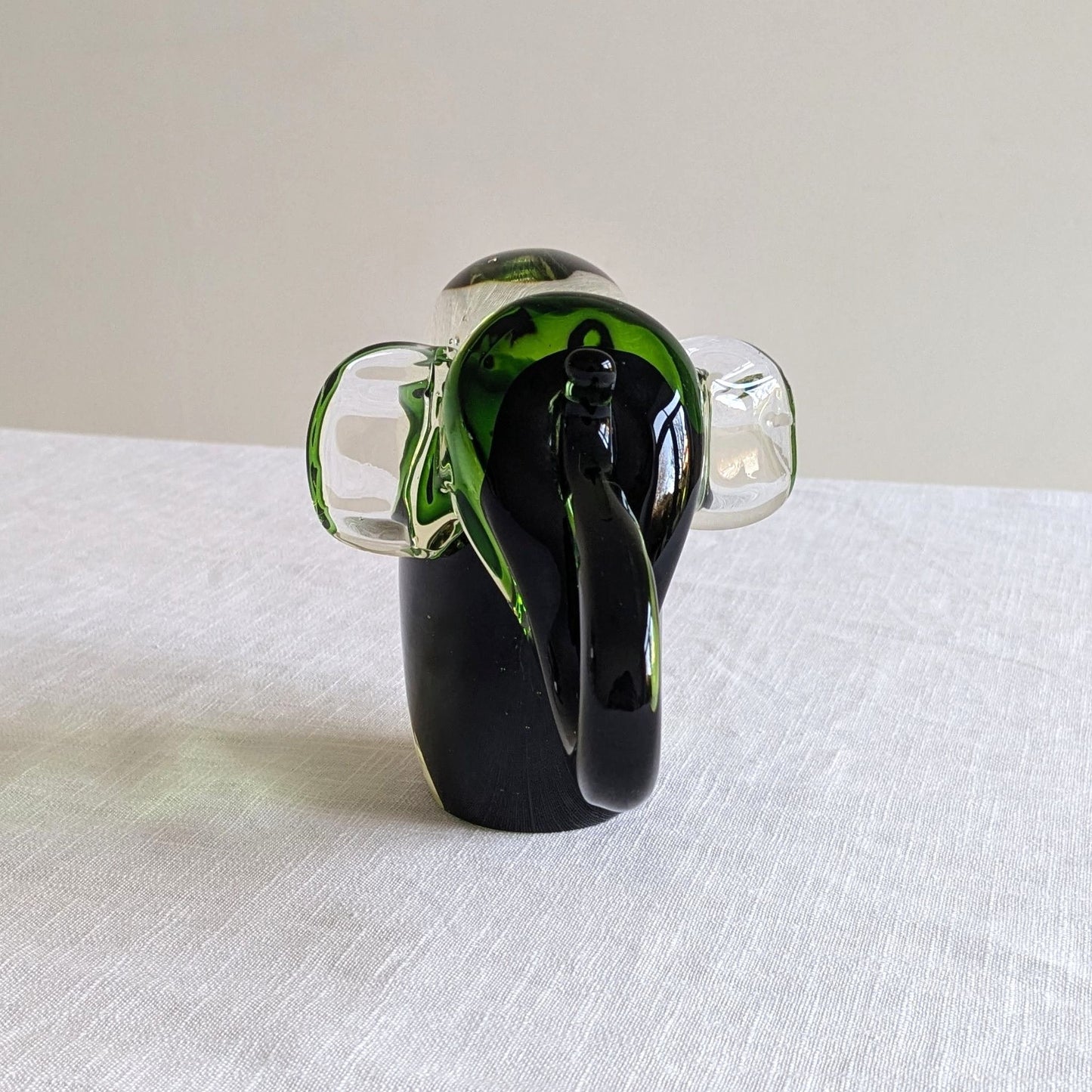 Murano Sommerso Glass Elephant