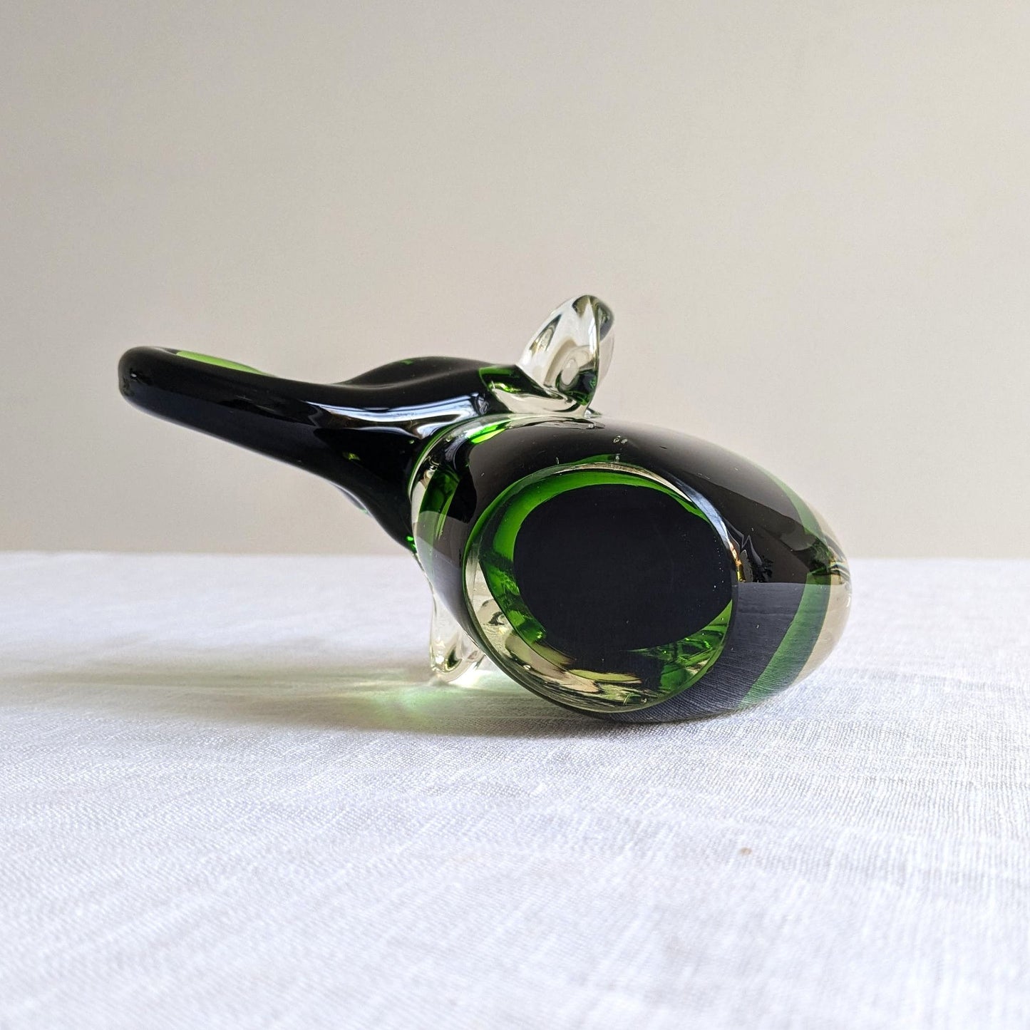 Murano Sommerso Glass Elephant