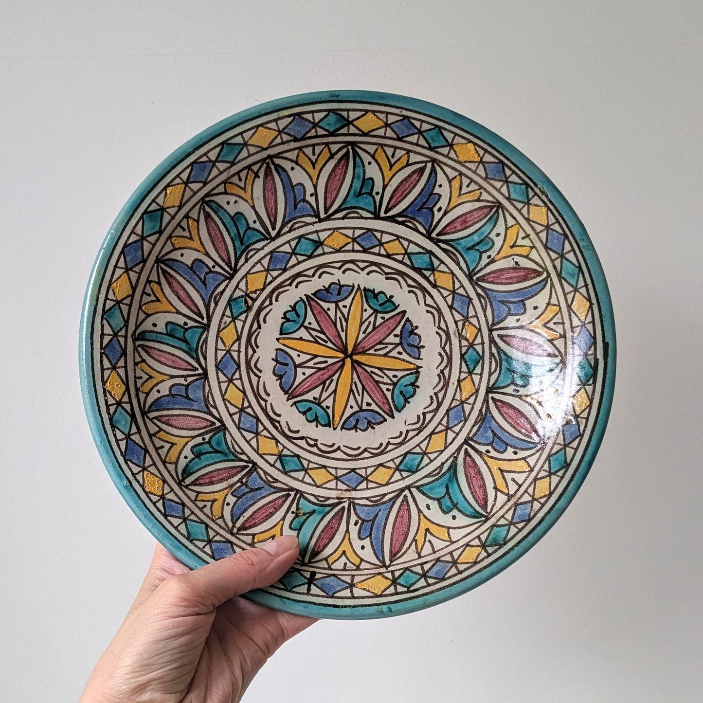 Moroccan Pastel Wall Plate