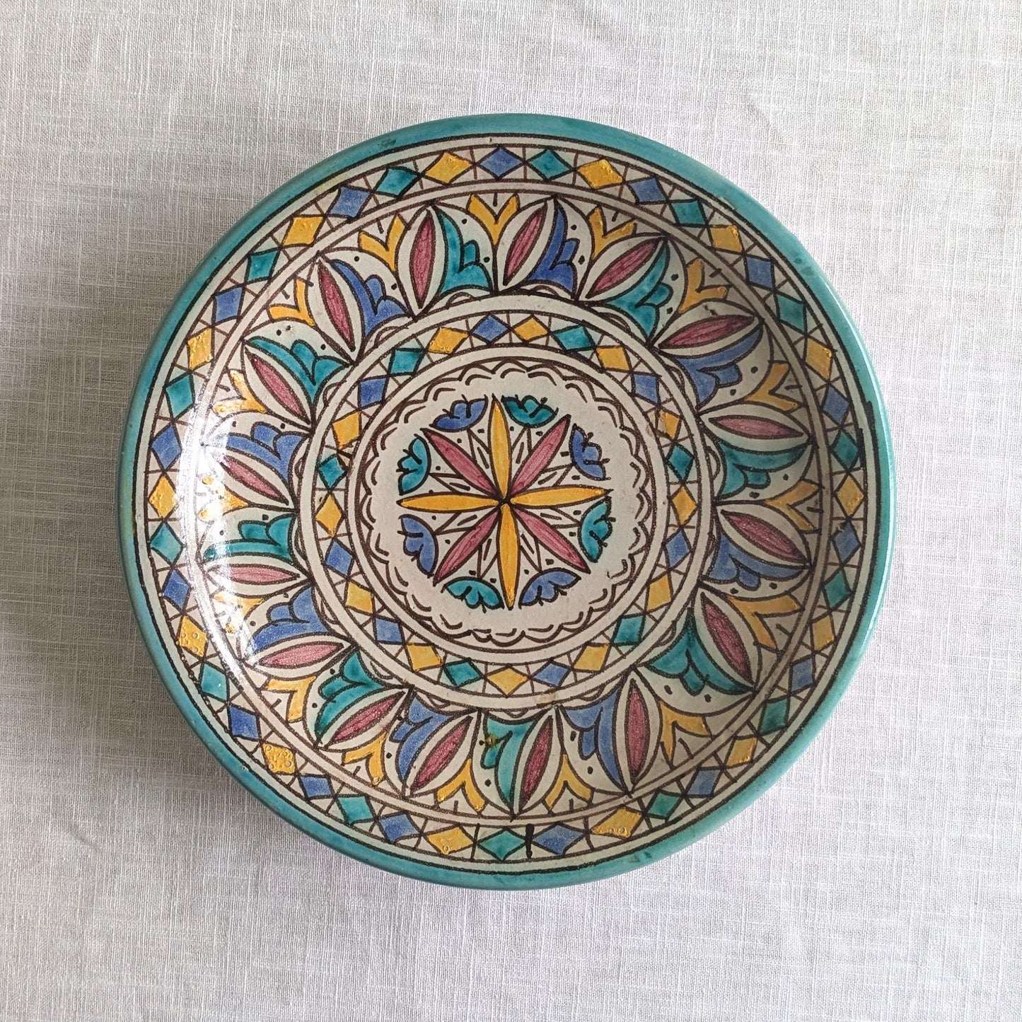 Moroccan Pastel Wall Plate