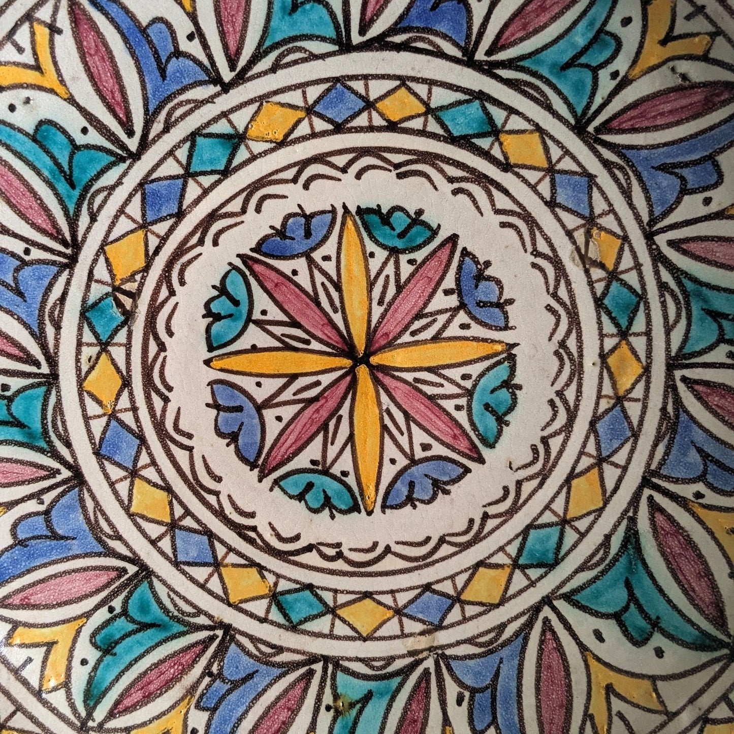 Moroccan Pastel Wall Plate