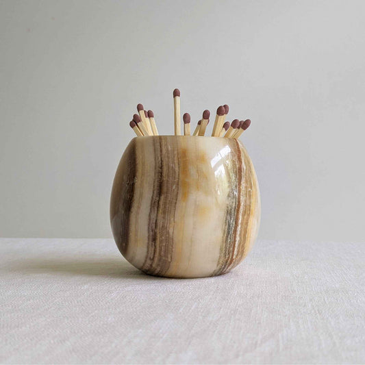 Onyx Posy Bowl / Match Pot
