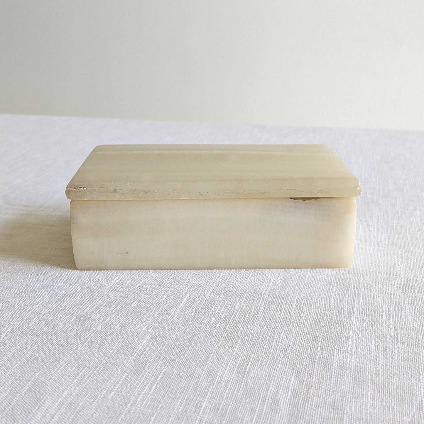 Mid Century Onyx Lidded Box