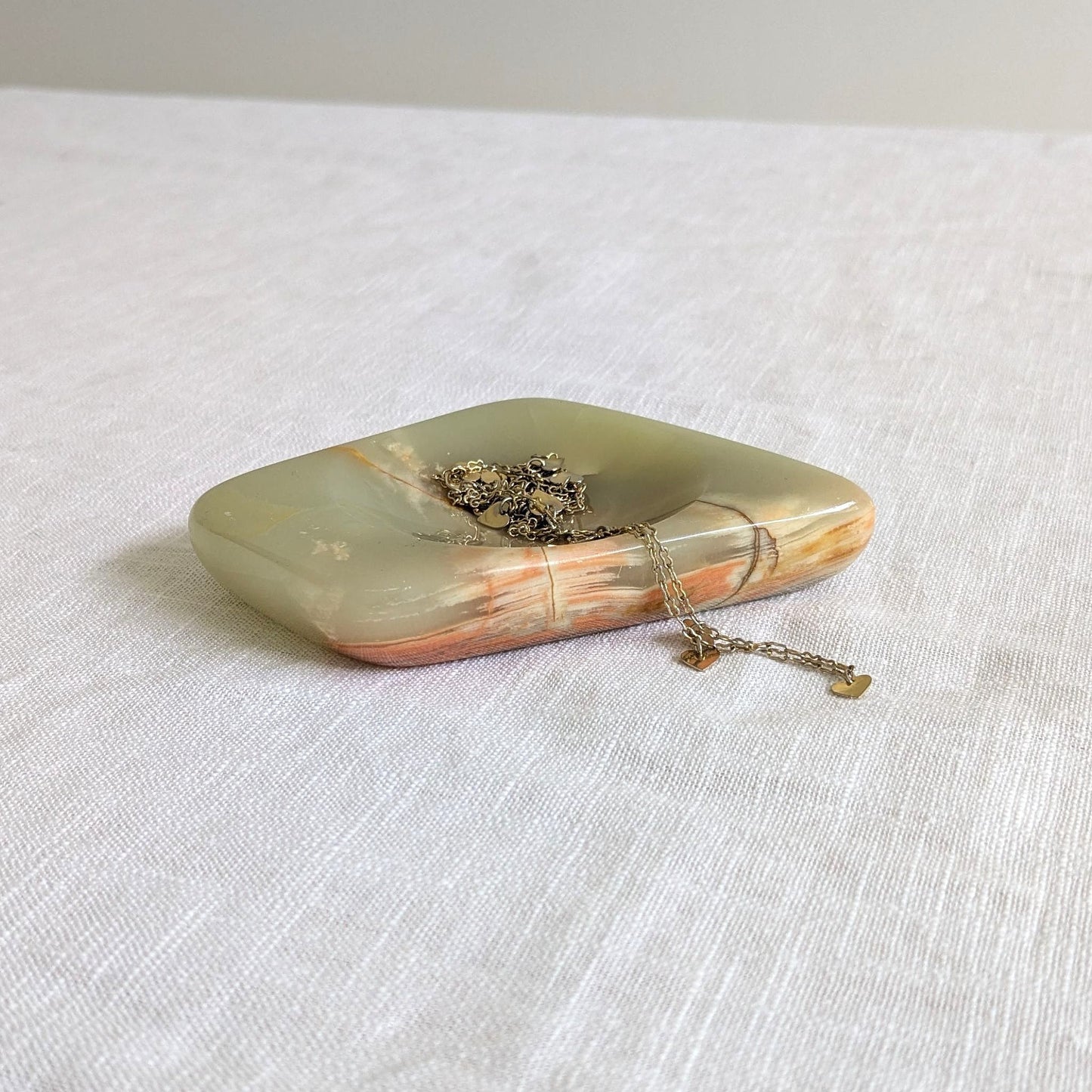 Shaped Green Onyx Dish