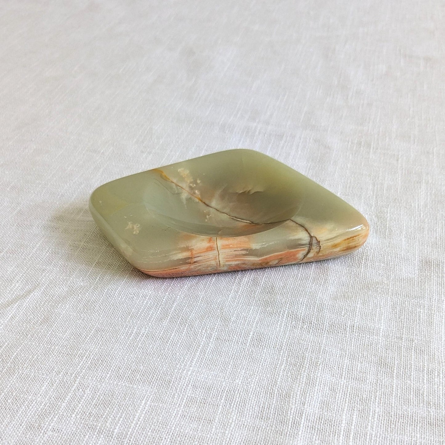 Shaped Green Onyx Dish