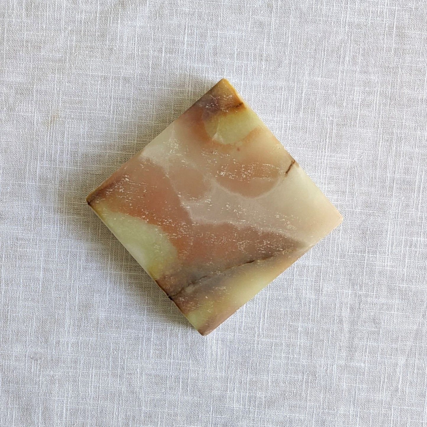 Square Onyx 1970s Ashtray