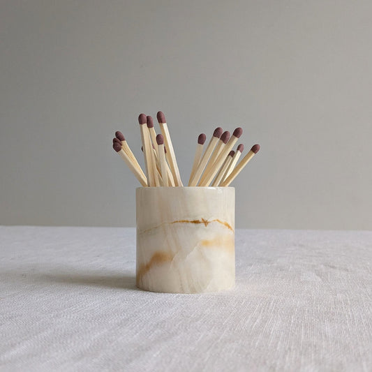 Onyx Tealight / Match Holder